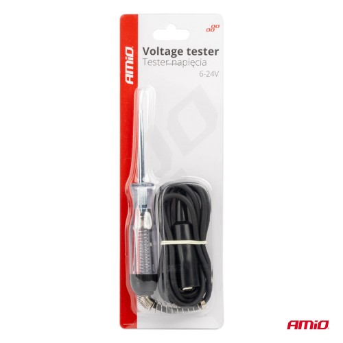 Amio - ΔΟΚΙΜΑΣΤΙΚΟ ΚΑΤΣΑΒΙΔΙ 6/24V (ΑΚΙΔΑ) HEAVY DUTY ΜΕ ΚΑΛΩΔΙΟ ΚΑΙ ΚΡΟΚΟΔΕΙΛΑΚΙ - 1 ΤΕΜ. (04273/AM)