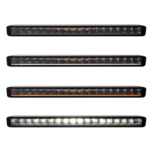 ΠΡΟΒΟΛΕΑΣ DRIVING LIGHT BLACK SERIES 18x5W LED 12-48V 90W 5.700K 7.560lm 2 ΧΡΗΣΕΩΝ 534x54x58mm mTECH - 1 τεμ.