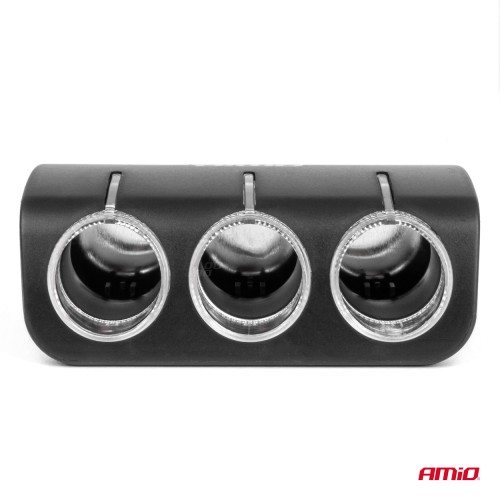 Amio - ΑΝΤΑΠΤΟΡΑΣ ΑΝΑΠΤΗΡΑ 12/24V 120W ΜΑΥΡΟΣ/3 ΘΕΣΕΙΣ/ΠΕΡΙΣΤΡΟΦΗ 90 ΜΟΙΡΩΝ - 1 Τεμ. (04358/AM)