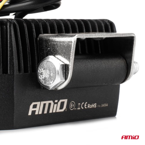 Amio - ΠΡΟΒΟΛΕΑΣ ΕΡΓΑΣΙΑΣ ΤΕΤΡΑΓΩΝΟΣ LED 30W 9>50V 3 ΧΡΗΣΕΩΝ ΛΕΥΚΟ/ΠΟΡΤΟΚΑΛΙ ΦΩΣ 110x110x52mm - 1 Τεμ. (04394/AM)