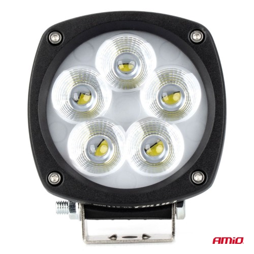 Amio - ΠΡΟΒΟΛΕΑΣ ΕΡΓΑΣΙΑΣ LED 29W 9>50V 3 ΧΡΗΣΕΩΝ ΛΕΥΚΟ ΦΩΣ 108x108x48mm - 1 Τεμ. (04397/AM)