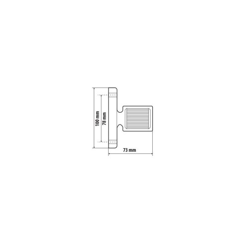 Lampa - Πλευρικός Φανός Όγκου LED Alpha Flex 7 Εύκαμπτος Δεξιός (Εμπρός/Πλάι/Πίσω) για Φορτηγά & Ρυμουλκούμενα 12-24V - 1 τεμ. (L9699.3)