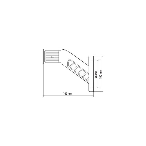 ΦΩΣ ΟΓΚΟΥ 12/24V ALPHA FLEX 12 ΜΕ 6 LED ΤΡΙΠΛΗΣ ΕΣΤΙΑΣΗΣ ΣΙΛΙΚΟΝΗΣ R148-R10 100x140mm ΑΡΙΣΤΕΡΟ 1ΤΕΜ.