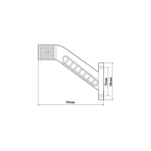 ΦΩΣ ΟΓΚΟΥ 12/24V ALPHA FLEX 15 ΜΕ 6 LED ΤΡΙΠΛΗΣ ΕΣΤΙΑΣΗΣ ΣΙΛΙΚΟΝΗΣ R148-R10 100x178mm ΑΡΙΣΤΕΡΟ 1ΤΕΜ.