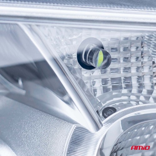 Amio - T10 W5W 12V COB LED ΛΕΥΚΟ ΧΡΩΜΑ CLEAR WHITE 100ΤΕΜ. (02955/AM)