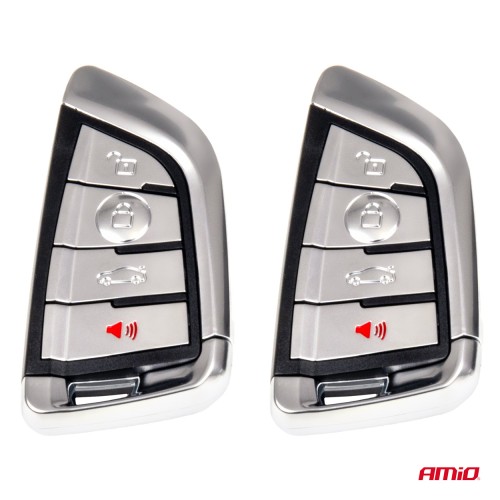 Amio - ΚΕΝΤΡΙΚΟ ΚΛΕΙΔΩΜΑ ΑΥΤΟΚΙΝΗΤΟΥ ΑΣΥΡΜΑΤΟ KEYLESS ENTRY ΜΕ 2 ΧΕΙΡΙΣΤΗΡΙΑ – 2 τεμ. (04344/AM)