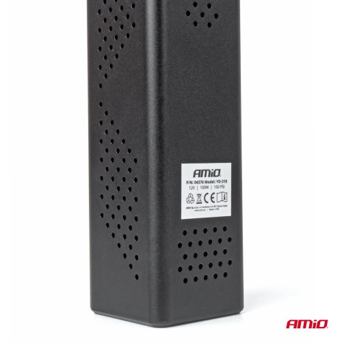 Amio - ΚΟΜΠΡΕΣΕΡ ΑΕΡΑ 12V 10BAR 150PSI 20L/MIN 100W ΜΕ ΨΗΦΙΑΚΗ ΟΘΟΝΗ & ΦΑΚΟ LED 1ΤΕΜ. (04376/AM)