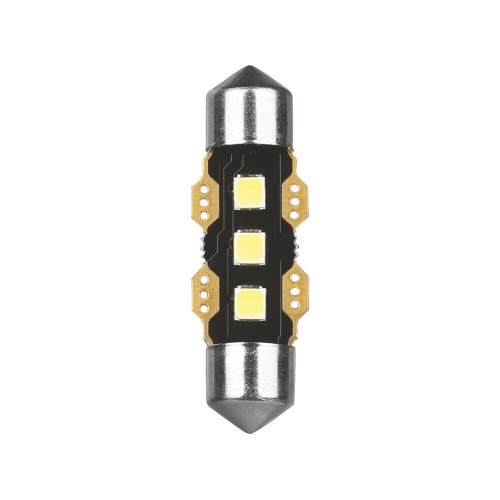 ΛΑΜΠΑΚΙΑ ΠΛΑΦΟΝΙΕΡΑΣ 12V 11x36mm 130/110lm 6.500K ΔΙΠΛΗΣ ΠΟΛΙΚΟΤΗΤΑΣ LED ULTRA-LUMEN SERIES 1ΤΕΜ.