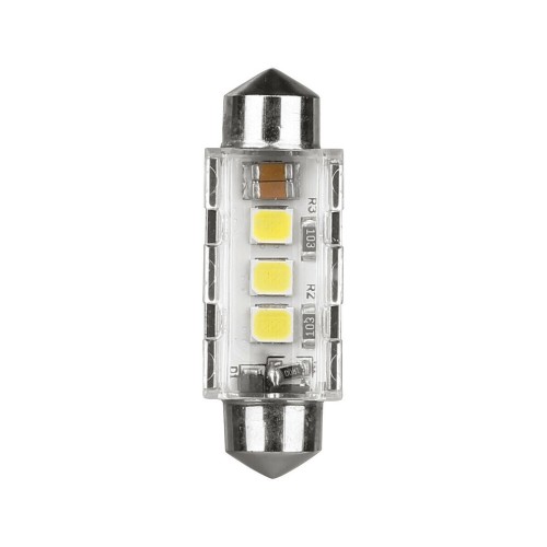 ΛΑΜΠΑΚΙΑ ΠΛΑΦΟΝΙΕΡΑΣ 12/24V 12x36mm 240/220lm 6.500K ΔΙΠΛΗΣ ΠΟΛ/ΤΑΣ LED CAN-BUS PRO-USER SERIES 1ΤΕΜ