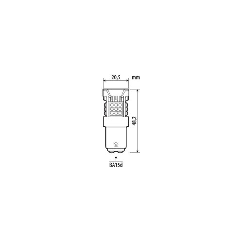 R5W 12/24V BA15d 3480/800lm+2730/760lm 6.500K ΔΙΠΛΗΣ ΠΟΛΙΚΟΤΗΤΑΣ LED CAN-BUS PRO-USER SERIES 1ΤΕΜ.