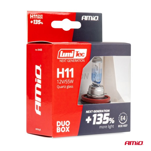 H11 12V PGJ19-2 55W LumiTec NEXT GENERATION +135%  2ΤΕΜ.