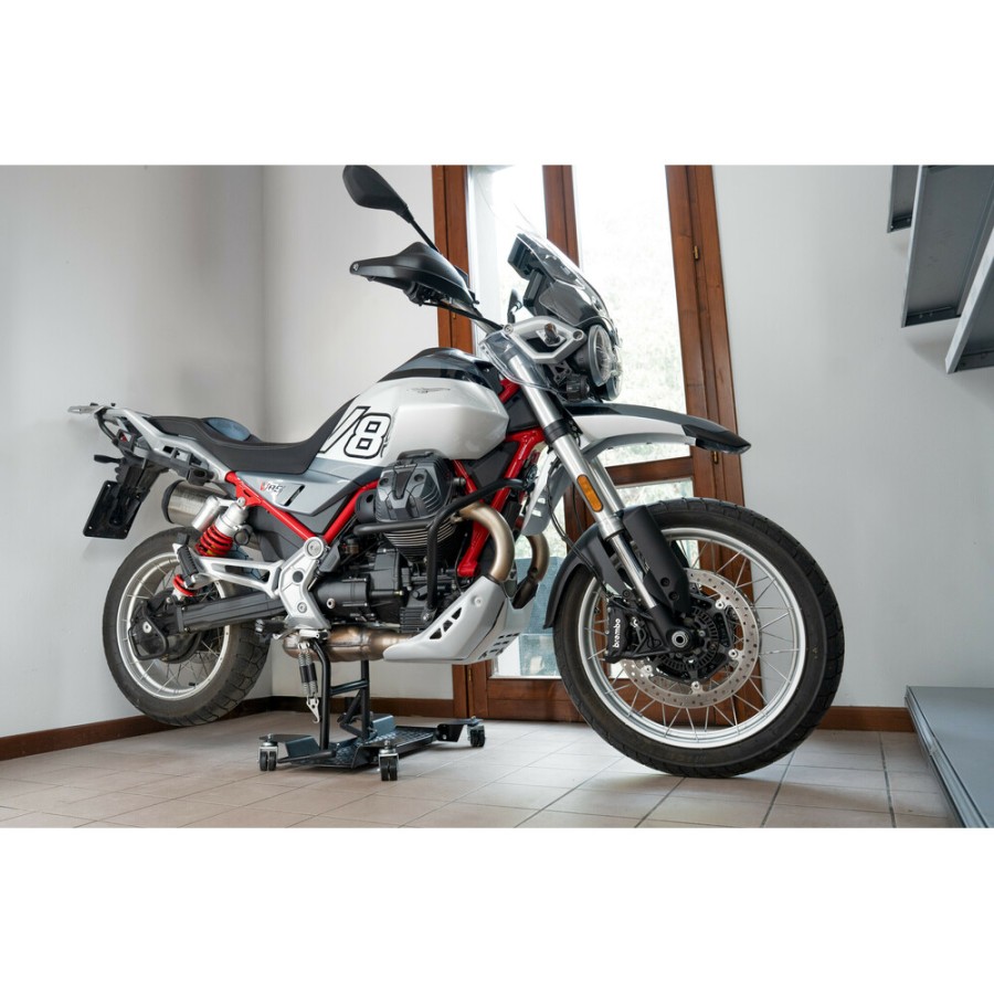 ΒΑΣΗ ΜΕΤΑΦΟΡΑΣ ΓΙΑ ΚΕΝΤΡΙΚΟ ΣΤΑΝΤ MOTO ΜΕ 4 ΡΟΔΑΚΙΑ & ΦΡΕΝΟ 56χ19cm max350kg