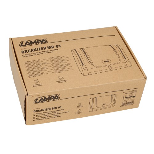 ΝΕΣΕΣΕΡ/ΘΗΚΗ ΤΑΞΙΔΙΟΥ MB-01 ORGANIZER (27Χ21,5Χ10,5cm)ΣΕ ΜΑΥΡΟ ΧΡΩΜΑ LAMPA