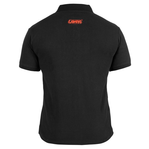 ΜΠΛΟΥΖΑΚΙ POLO ΣΕ ΜΑΥΡΟ ΧΡΩΜΑ LAMPA (XXL) 100% ΒΑΜΒΑΚΕΡΟ 1ΤΕΜ.
