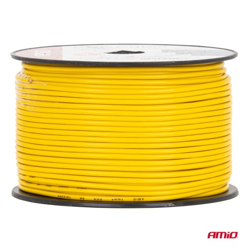 Amio - Μονόκλωνο Καλώδιο Εγκατάστασης CCA 1×1mm² 100m – 5A / 12-230V - 1 τεμ. (04448/AM)