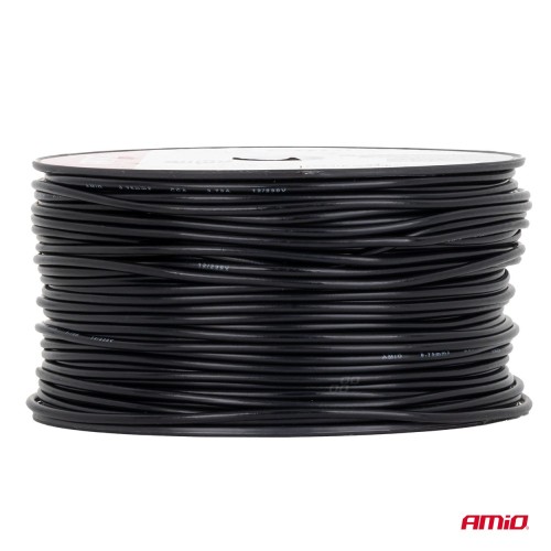 Amio - Μονόκλωνο Καλώδιο Εγκατάστασης CCA 1×0,75mm² 100m – 12/230V - 1 τεμ. (04453/AM)