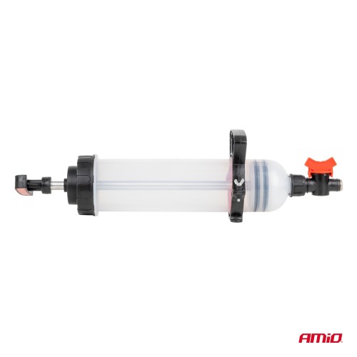 Amio - Σύριγγα αναρρόφησης & αλλαγής υγρών 1500ml με εύκαμπτο σωλήνα – Για λάδια Υγρά Φρένων & Ψυκτικά - 1 τεμ. (04278/AM)