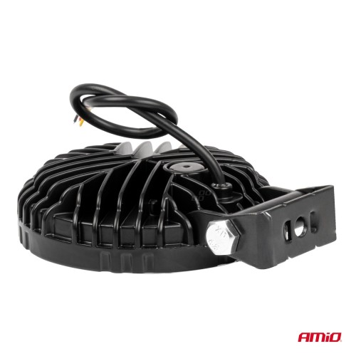 Amio - Προβολέας Εργασίας LED AWL80 SPOT 48W 2400lm με Λευκό + Κίτρινο φώς προειδοποίησης  9/36V - 1 τεμ. (04424/AM)