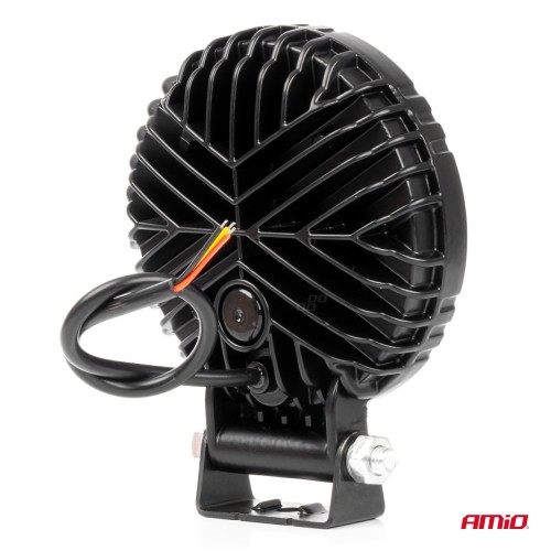 Amio - Προβολέας Εργασίας LED AWL83 FLOOD 48W 3600lm 6500K με σταθερή Κίτρινη LED μπάρα - 1 τεμ. (04427/AM)