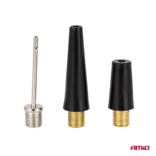 Amio – Κομπρεσέρ Αέρα Αυτοκινήτου Heavy Duty ACOMP-24 12V 600W 160l/min έως 10bar με Βαλίτσα & Ακροφύσια για Γρήγορο Φούσκωμα – 1 Τεμ. (04398/AM)