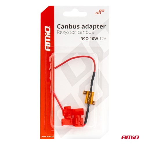 Amio - CANBUS Αντίσταση 39Ω 10W για LED Λάμπες – Anti Error - 1 τεμ. (04091/AM)