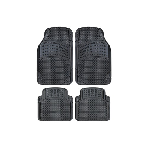 Oto Top - Σετ Πατάκια Αυτοκινήτου Universal  από Μαλακό PVC STRATOS EVO – Αντιολισθητικά - 4τμχ. (0007846OT150/OTO)