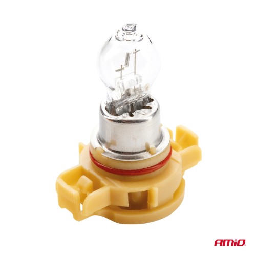 Amio - Λάμπα Αλογόνου PSX24W 12V 24W Βάση PG20-7 για Φώτα Ημέρας (DRL) & Προβολείς Ομίχλης  - 1 τεμ.(04411/AM)