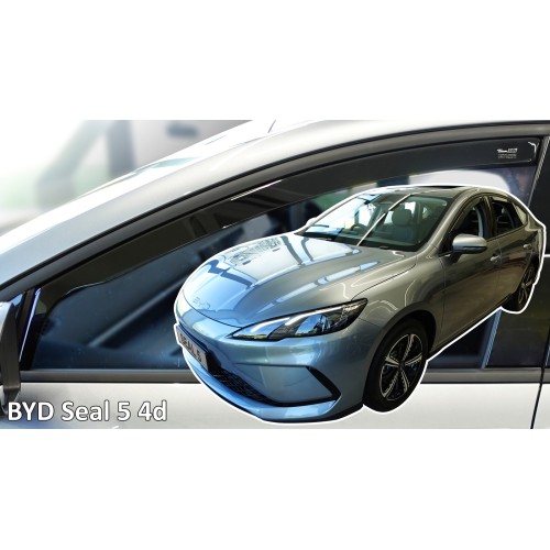 Heko - Ανεμοθραύστες για Byd Seal 5 4 Doors 2025+ Ζευγάρι Απο Εύκαμπτο Φιμέ Πλαστικό - 2 τεμ. (ΑΝΕΜ.11314)
