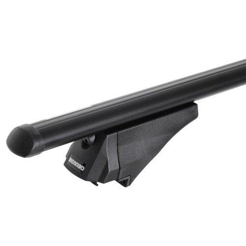 MENABO ΜΠΑΡΕΣ ΟΡΟΦΗΣ ΑΛΟΥΜΙΝΙΟΥ TIGER BLACK 118.5 cm ΣΕ ΜΑΥΡΟ ΧΡΩΜΑ ΓΙΑ Kia Sportage (QL) 5 doors 2016>2021 ΜΕ FLUSH ή RAISED RAILS - 2 ΤΕΜ. (8590/MB)