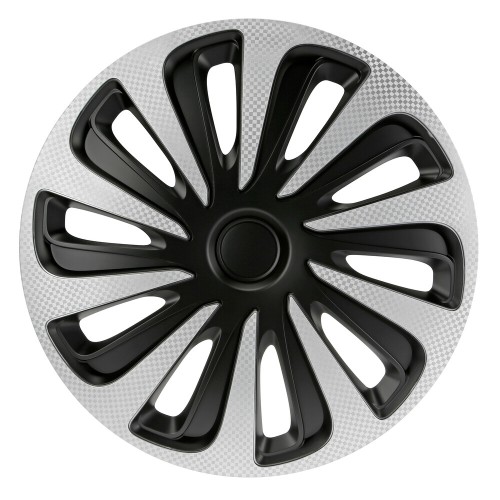 Lampa - Τάσι Αυτοκινήτου 13’’ Kojin Carbon TECH-ONE από υλικό ABS Ασημί / Μαύρο - 1 TEM (L3147.1)