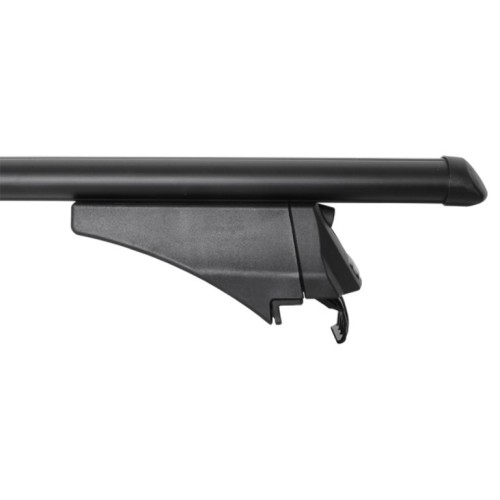 MENABO ΜΠΑΡΕΣ ΟΡΟΦΗΣ ΑΛΟΥΜΙΝΙΟΥ TIGER BLACK 118.5 cm ΣΕ ΜΑΥΡΟ ΧΡΩΜΑ ΓΙΑ Opel Crossland 5 doors 2020> ΜΕ FLUSH ή RAISED RAILS - 2 ΤΕΜ. (8590/MB)