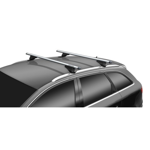 MENABO ΜΠΑΡΕΣ ΟΡΟΦΗΣ ΑΛΟΥΜΙΝΙΟΥ TIGER XL SILVER 131.5 cm ΣΕ ΑΣΗΜΙ ΧΡΩΜΑ ΓΙΑ Volkswagen Caddy (SB) 2021> ΜΕ FLUSH ή RAISED RAILS - 2 ΤΕΜ. (8500/ΜΒ)