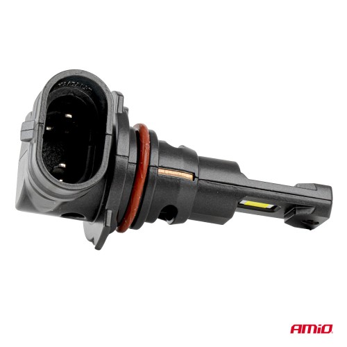 Amio - Λαμπτήρες LED F25 PRO Black Edition HB4 (9006) 68W 12-24V Full CAN Bus με Φωτεινότητα 7646lm σε Ψυχρό Λευκό 6000K για Επιβατικά Αυτοκίνητα & Φορτηγά - Σετ 2 τεμ. (04723/AM)