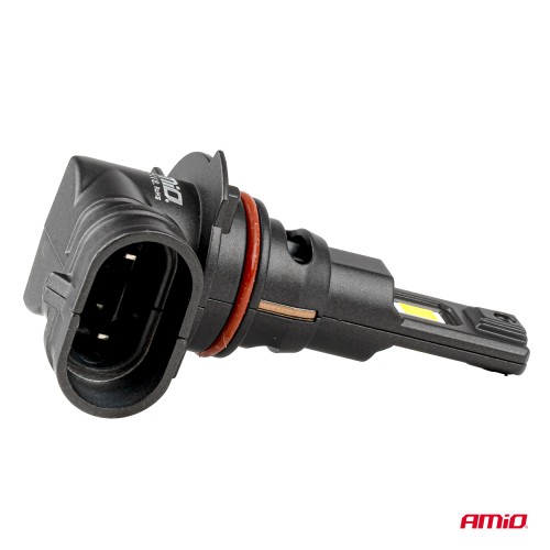 Amio - Λαμπτήρες LED F25 PRO Black Edition HIR2 (9012) 68W 12-24V Full CAN Bus με Φωτεινότητα 7646lm σε Ψυχρό Λευκό 6000K για Επιβατικά Αυτοκίνητα & Φορτηγά - Σετ 2 τεμ. (04724/AM)