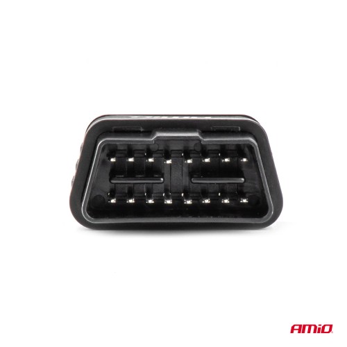 Amio - Διαγνωστικό Αυτοκινήτου OBD 2 τύπου ELM327 Bluetooth PIC25K80 τάση λειτουργίας 12V με ασύρματη σύνδεση για Επιβατικά Αυτοκίνητα - 1 τεμ. (04731/AM)