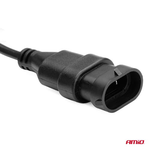 Amio - Λάμπες LED H8/H9/H11 τύπου RS+ Series τάση λειτουργίας 12-36V απόδοσης 50W με ψύκτρα λεπίδες φτερού Can-bus για Επιβατικά Αυτοκίνητα και Φορτηγά - 2 τεμ. (01086/71775/AM)