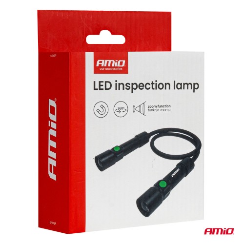 Amio - Φακοί Εργασίας Χειρός τύπου 2xP50 LED χωρητικότητα μπαταρίας 500mAh - 2 τεμ. (04671/AM)