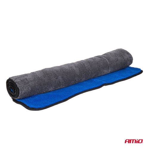 Amio - Σετ Περιποίησης με Γάντι Πλυσίματος 20x26cm (94g/sqm) και Πανί Στεγνώματος Μικροϊνών 60x90cm υψηλής απορροφητικότητας (800g/sqm) για Επιβατικά Αυτοκίνητα - 1 σετ (04489/AM)