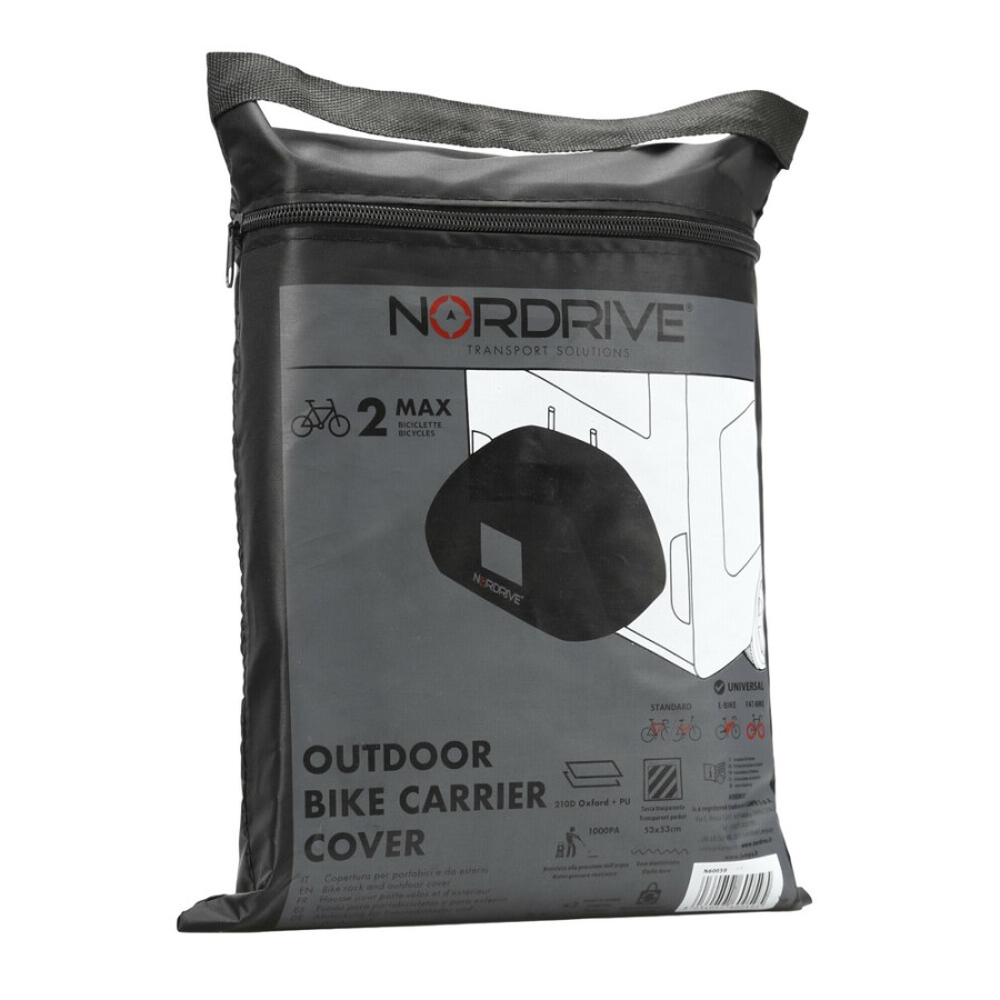 Nordrive - Κουκούλα/κάλυμμα για 2 ποδήλατα 145x70x120cm για βάση τροχόσπιτου Outdoor Bike Carrier - 1 τεμ. (L.N60059)