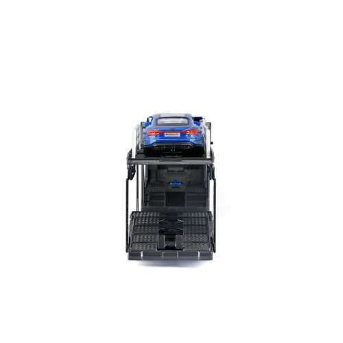 Lampa - Μινιατούρα νταλίκα Iveco S-Way με καρότσα αυτοκινήτων & Audi RS E-Tron 1:43 Burago - 1 τεμ. (L.BU31475)