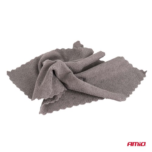 Amio - Σετ Πανιά Μικροϊνών (Microfiber) διαστάσεων 30x30cm με πυκνότητα 210g/m² σε συσκευασία 50 τεμαχίων για Επιβατικά Αυτοκίνητα και Οικιακή Χρήση - 50 τεμ. (04492/AM)