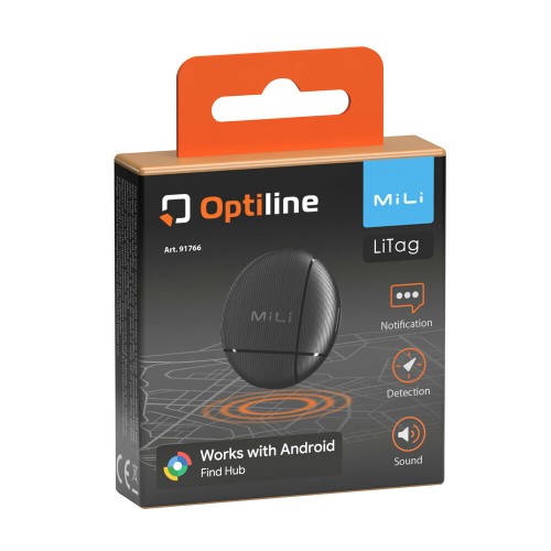 Optiline - Ασύρματη συσκευή εντοπισμού Optitag με μπρελόκ για συσκευές Android - 1 τεμ. (L9176.6)