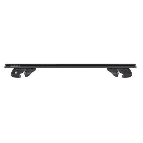MENABO ΜΠΑΡΕΣ ΟΡΟΦΗΣ ΑΛΟΥΜΙΝΙΟΥ SHERMAN BLACK 120 cm ΣΕ ΜΑΥΡΟ ΧΡΩΜΑ ΓΙΑ DR 3.0 5 doors 2024> ΜΕ RAISED RAILS (Παράλληλες Μπάρες με Κενό) - 2 ΤΕΜ. (12280/MB)