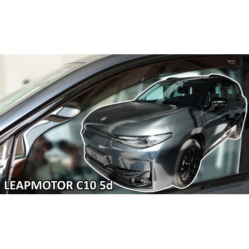 Heko - Ανεμοθραύστες Παραθύρων Για Leapmotor C10 2024 > 5πορτο υλικό Acrylic Χρώμα Φιμέ - 2 τεμ. (ΑΝΕΜ.29121)
