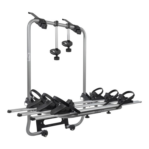 Menabo - Βάση Ποδηλάτου Shadow για 3 Ποδήλατα ή Fat Bikes με Quick Lock System για VW Caddy 2.0 (2021>) Van / SUV με Ασφαλή Μεταφορά Φορτίου - 1 Σετ (12950/MB)