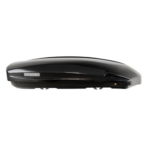 Menabo - Μπαγκαζιέρα Οροφής Satellite 550 Duo Black Crab με Δαγκάνες σε Μαύρο Γυαλιστερό Χρώμα από ABS Πλαστικό με Διαστάσεις 198x94x36 cm - 1 Τεμ. (16930/MB)