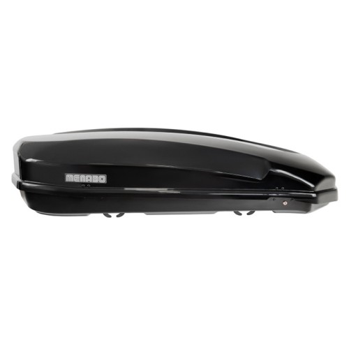 Menabo - Μπαγκαζιέρα Οροφής Satellite 600 Duo Black Crab με Δαγκάνες σε Μαύρο Γυαλιστερό Χρώμα από ABS Πλαστικό με Διαστάσεις 197,6x94,1x46,7 cm - 1 Τεμ. (16920/MB)