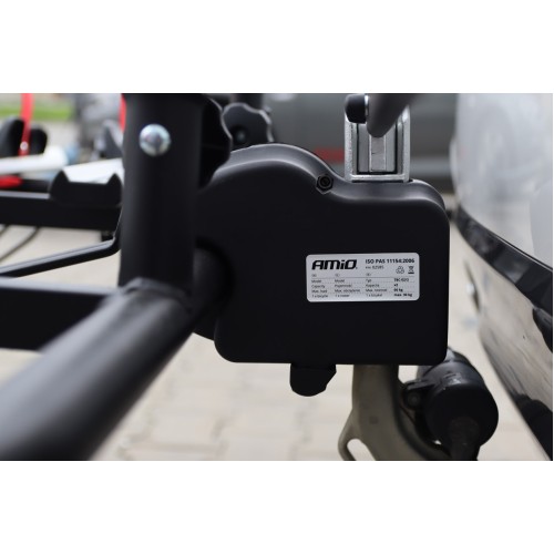 Amio – Βάση Ποδηλάτου Κοτσαδόρου TBC-02/2 για 2 E-Bike έως 60kg με Αναδίπλωση & Κλείδωμα για Ασφαλή Μεταφορά – 1 Τεμ. (02585/AM)