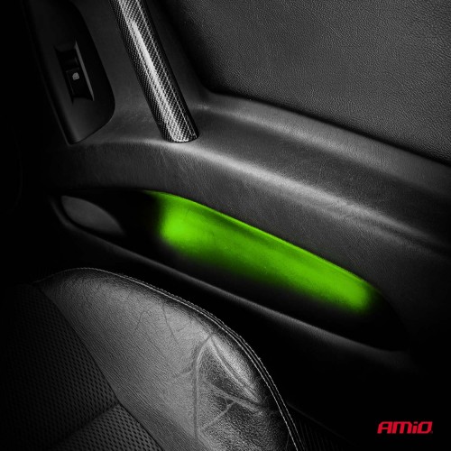 Amio – Ταινία LED COB 12V Πράσινη 2x30cm Flexible για Εντυπωσιακό Εσωτερικό Φωτισμό & Easy Install – Σετ 2 Τεμ. (04573/AM)