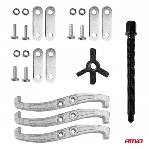 Amio – Σετ Εξολκέων Ρουλεμάν 3 Βραχιόνων 75-100-150mm Heavy Duty για Αφαίρεση με Υψηλή Δύναμη & Ασφαλή Χρήση – 3 Τεμ. (04755/AM)
